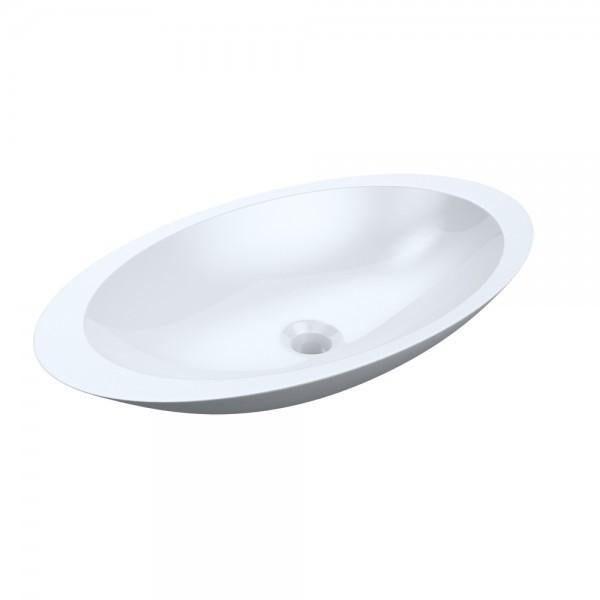 Waskom, wasbak, witte wastafel, opzetwastafel, wit, C-802, Doe-het-zelf en Verbouw, Verzenden, Nieuw, Wastafel