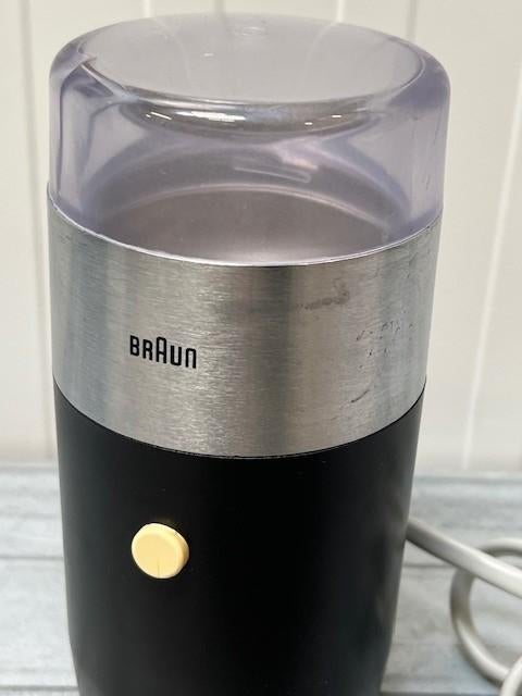 Braun KSM1 koffiemolen Reinhold Weiss vintage retro 1963, Gebruikt, Braun, Ophalen of Verzenden, Braun