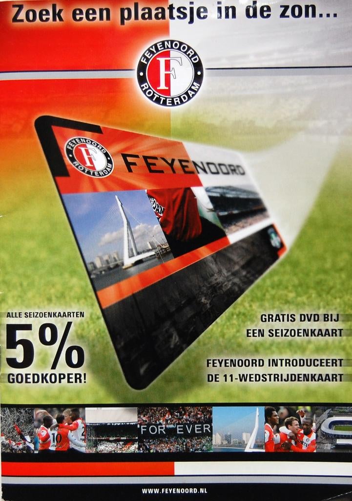 Feyenoord - seizoen 2006-2007, Verzamelen, Sportartikelen en Voetbal, Zo goed als nieuw, Boek of Tijdschrift, Feyenoord, Ophalen of Verzenden