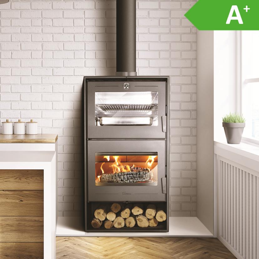 Houtkachel met Oven Altea, 100 tot 150 cm, Info@dekachelerij.nl, Nieuw, Coevorderstraatweg 63