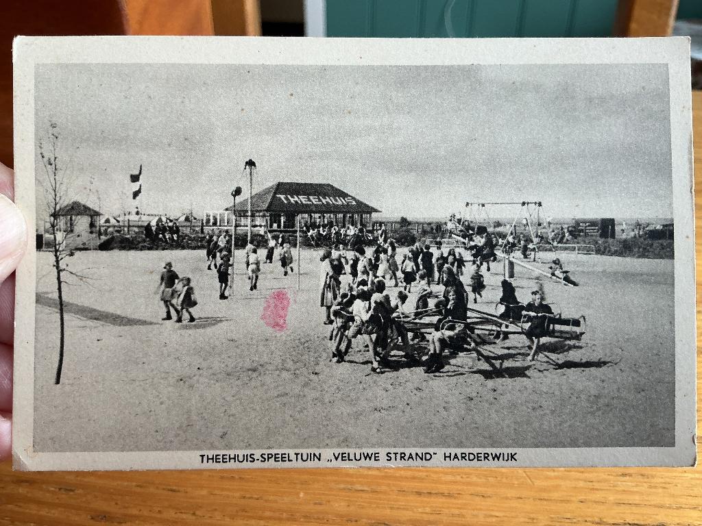 Theehuis Harderwijk 1954, Verzenden, 1940 tot 1960, Gelopen, Gelderland