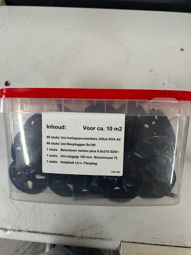 Spouwanker set RVS A4 - 40 stuks Uni-inslagspouwankers, 250 mm of meer, Overige typen, Nieuw, Ophalen of Verzenden