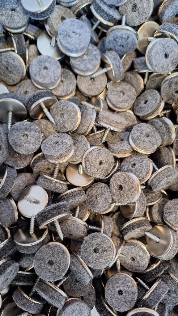 Stoelvilt doppen schroefdoppen schroefvilt 28mm., ., ., Nieuw, Ophalen of Verzenden