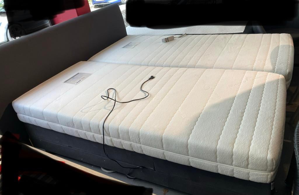 Swiss sense boxspring elektrisch, Huis en Inrichting, Slaapkamer | Boxsprings, Ophalen, Gebruikt, Tweepersoons, 180 cm