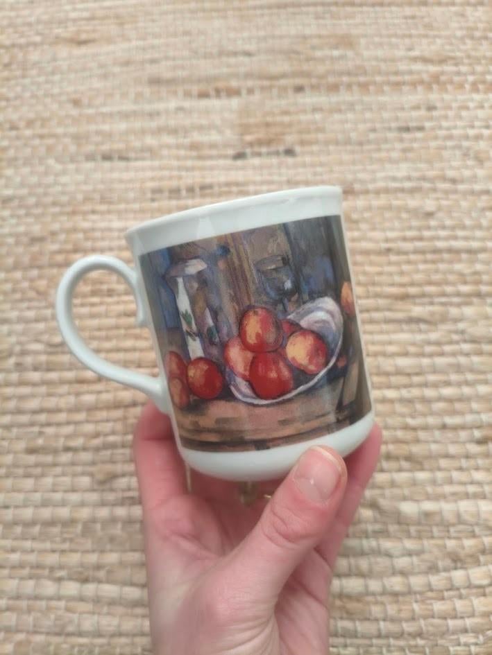 Bilderhaus Augsburg porseleinen mok met diverse opdrukken, Ophalen of Verzenden, Zo goed als nieuw, Overige stijlen, Kop(pen) en/of Schotel(s)