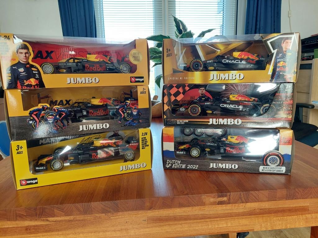 Max verstappen model auto's, Ophalen, Nieuw, Bburago