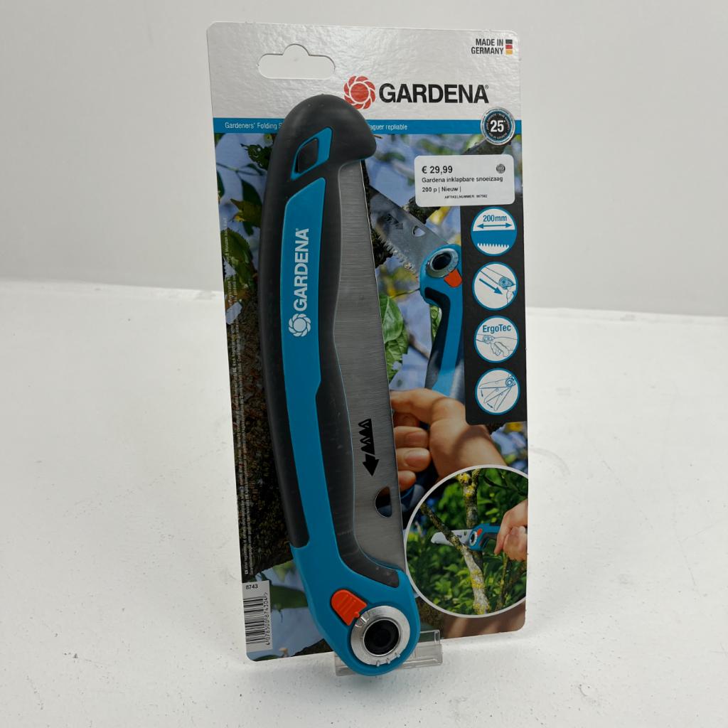 Gardena inklapbare snoeizaag 200 p | Nieuw, Dordrecht@usedproducts.nl, Toulonselaan 72, Ophalen of Verzenden, Nieuw