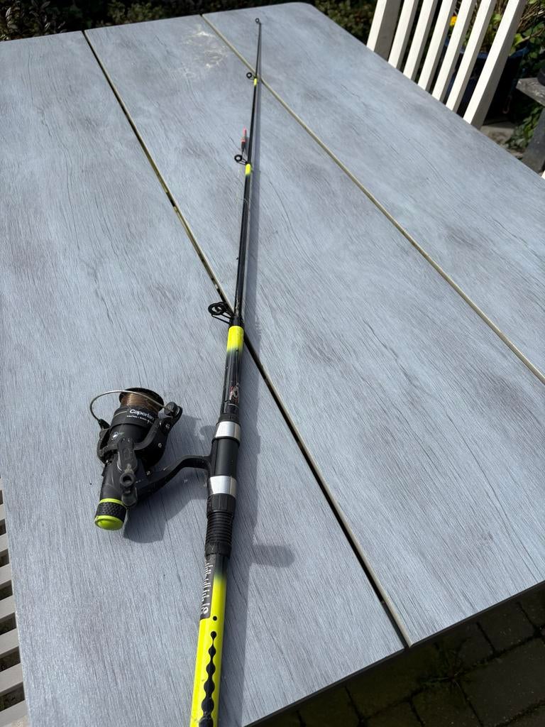 Capelan Werphengel met Molen, Watersport en Boten, Ophalen, Gebruikt, Complete hengel