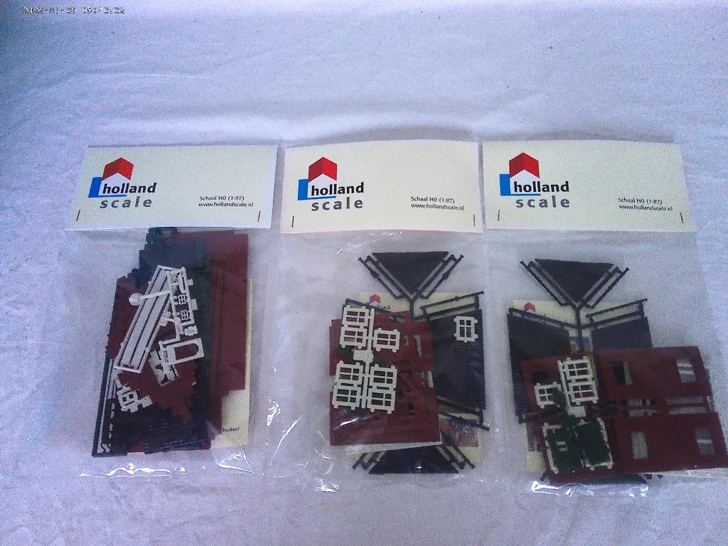 3x Holland Scale nieuwe bouwpakketten v marklin, Hobby en Vrije tijd, Modeltreinen | H0, Nieuw, Brug, Tunnel of Gebouw, Gelijkstroom of Wisselstroom