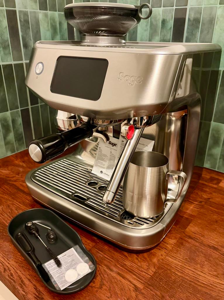 Sage Oracle Jet – Geupdate hardware + Garantie, Witgoed en Apparatuur, Koffiezetapparaten, Ophalen, Zo goed als nieuw, Espresso apparaat