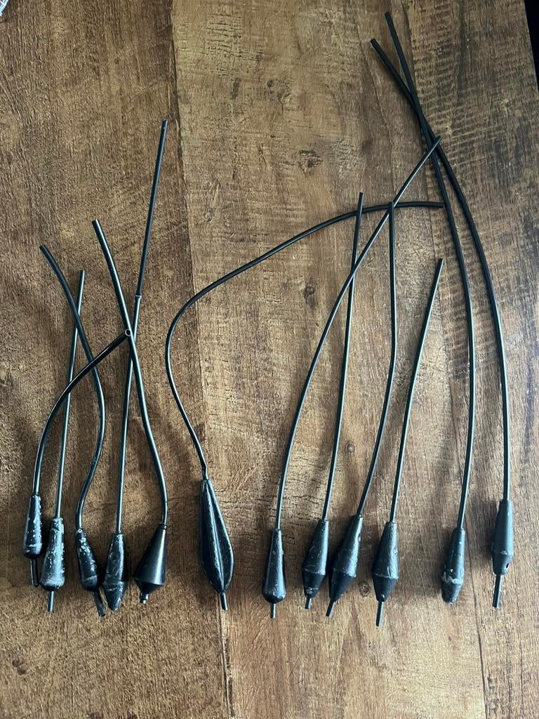 12 stuks karperlood, Watersport en Boten, Hengelsport | Karpervissen, Ophalen of Verzenden, Zo goed als nieuw, Dobber of Lood