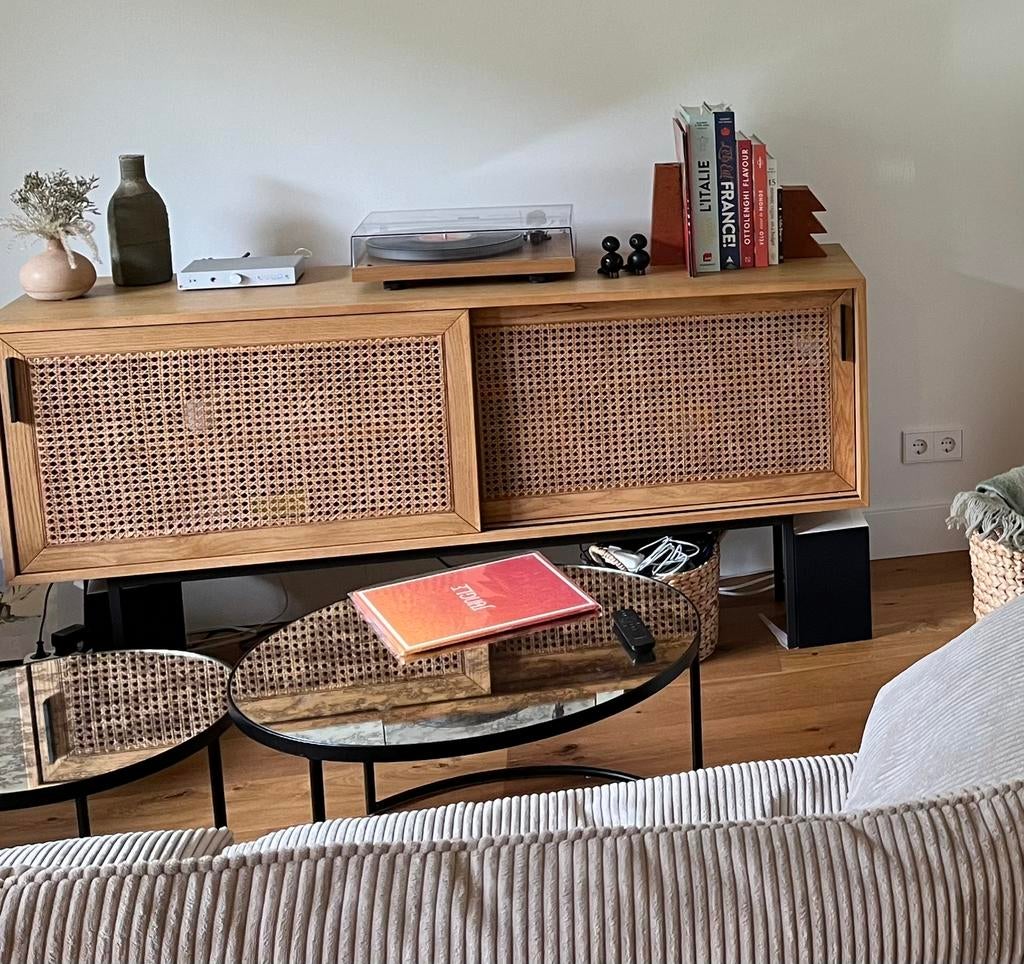 LaRedoute TV-meubeul, Ophalen, 100 tot 150 cm, Zo goed als nieuw, Minder dan 100 cm