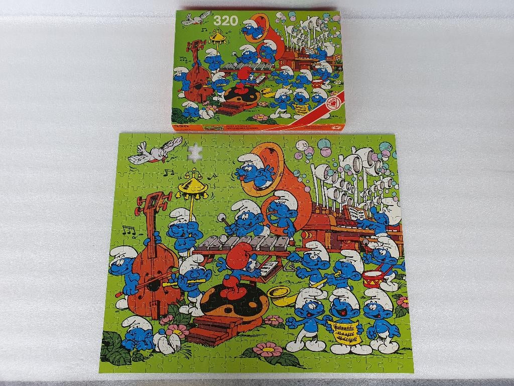 Puzzel Smurfen: Schlumpfmusik (ASS, 320), Ophalen of Verzenden, Meer dan 50 stukjes, Gebruikt, 6 jaar of ouder