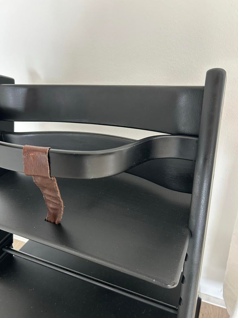 Stokke Tripp Trapp (voor 2003) met houten beugel, Kinderen en Baby's, Kinderstoelen, Ophalen, Gebruikt, Meegroeistoel, Aanschuifbaar