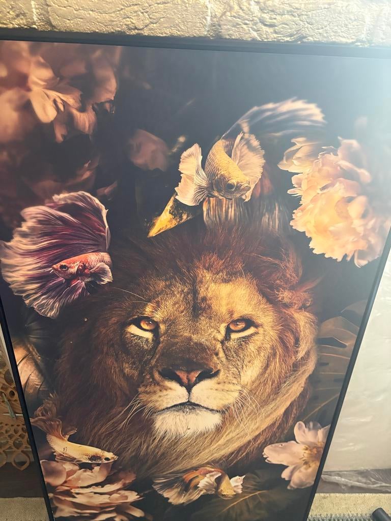 Grote canvas schilderij, 125 cm of meer, Ophalen of Verzenden, Zo goed als nieuw, Schilderij