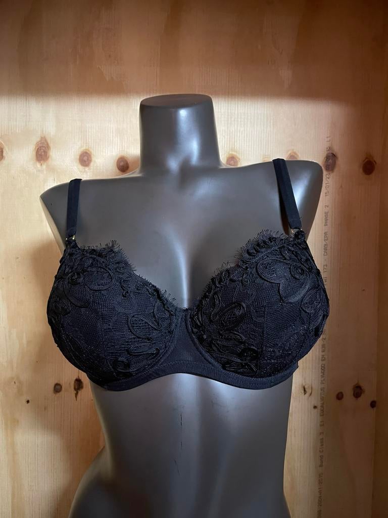 Valery bh maat 80c model nasto, Verzenden, Zwart, BH