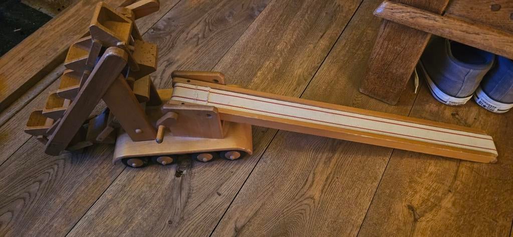 Antiek houten speelgoed transport, Ophalen of Verzenden