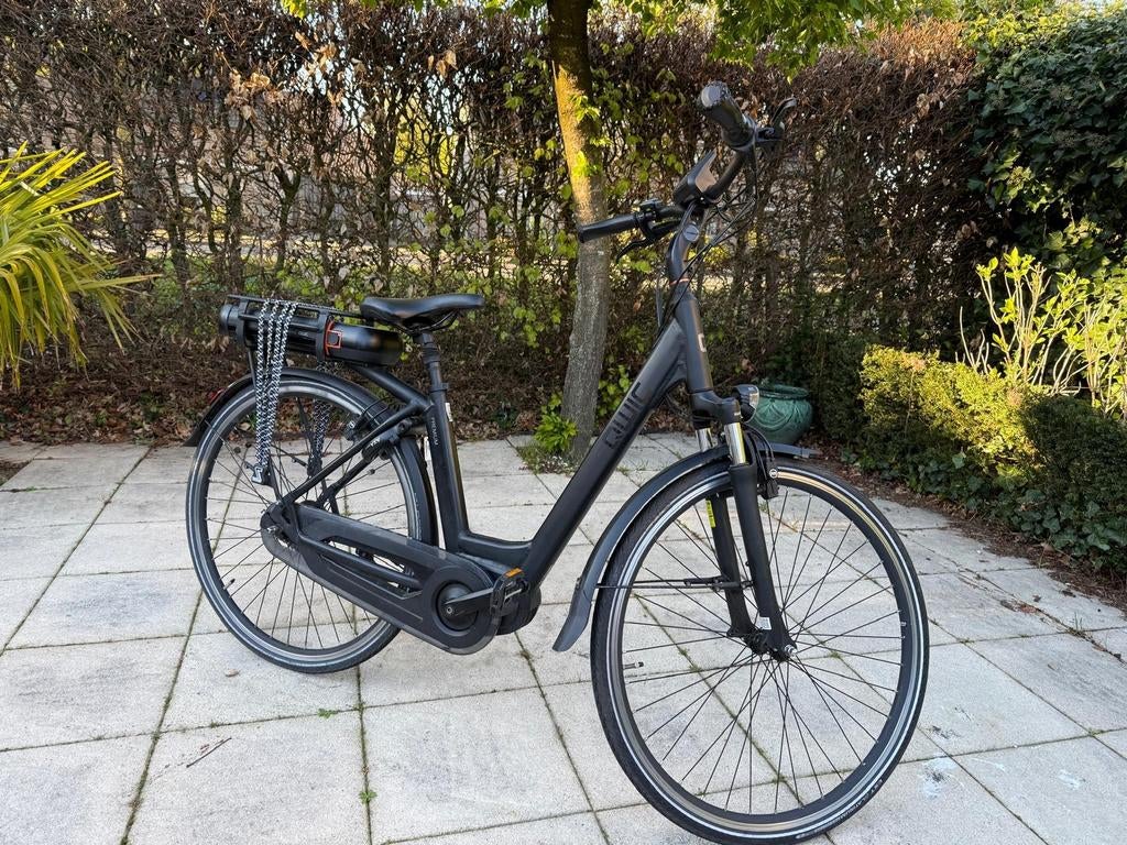 Qwic MN7 Premium elektrische dames fiets, Ophalen, Gebruikt, 47 tot 51 cm, Minder dan 30 km per accu