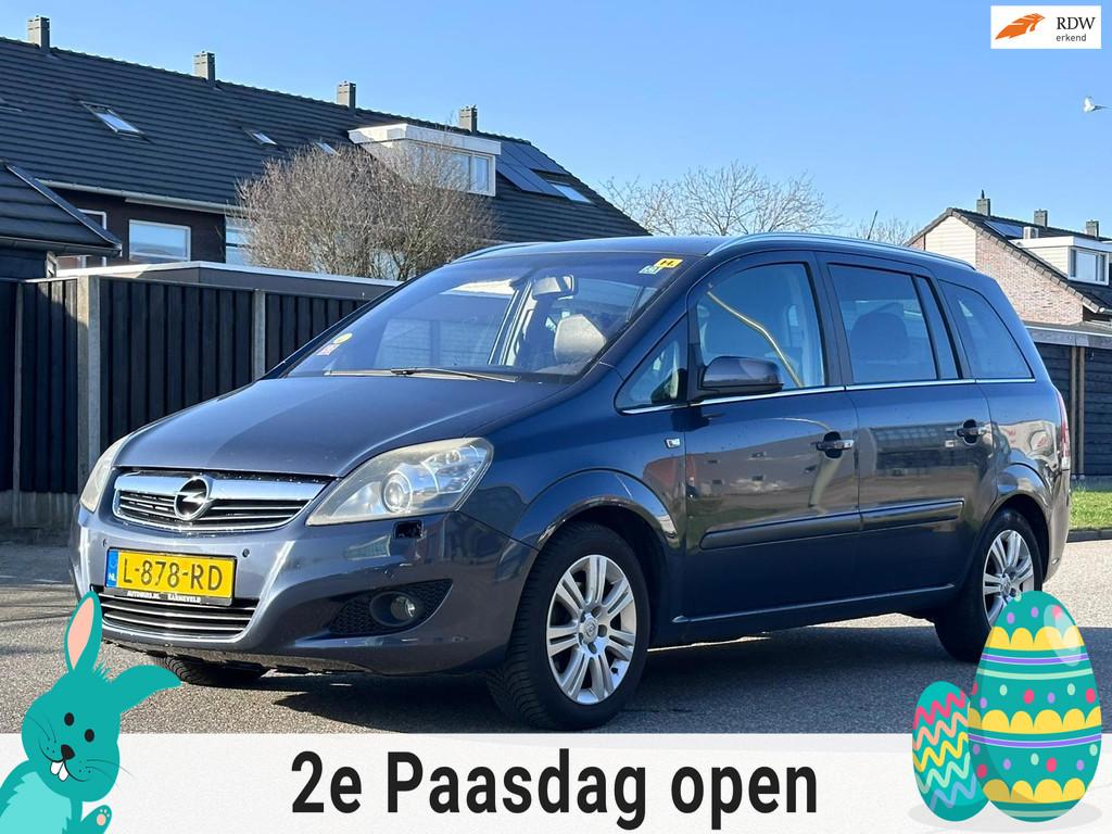 Opel Zafira 1.8 Edition 7 Persoons*Cruise*Clima*Trekhaak*Hal, Voorwielaandrijving, Gebruikt, 4 cilinders, Blauw