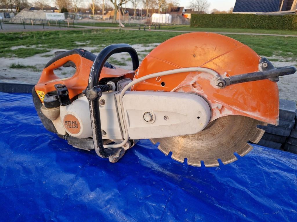 Stihl TS420 bandenzaag, Ophalen, Stihl, Gebruikt, Cirkelzaag