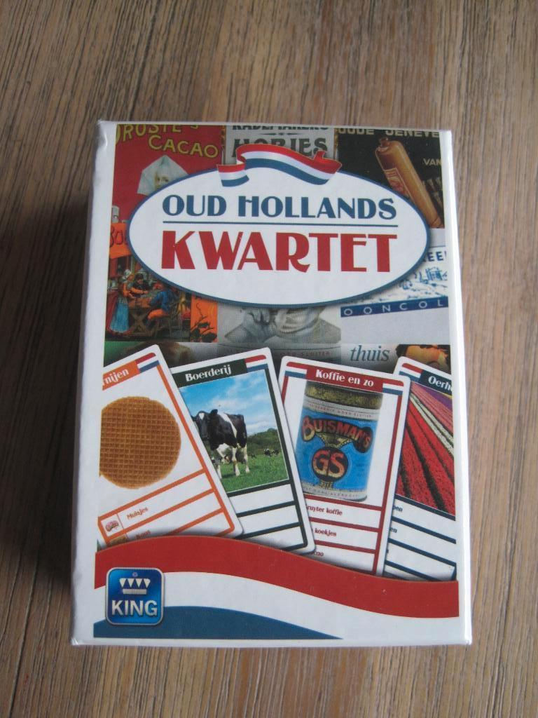 kwartetspel. Oud hollands. (King). Nieuw. met spelregels., Drie of vier spelers, Ophalen of Verzenden, Nieuw, KING