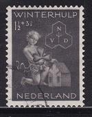780 - Nederland nvph 423 gestempeld , Winterhulp –, Postzegels en Munten, Postzegels | Nederland, Verzenden, Na 1940, Gestempeld