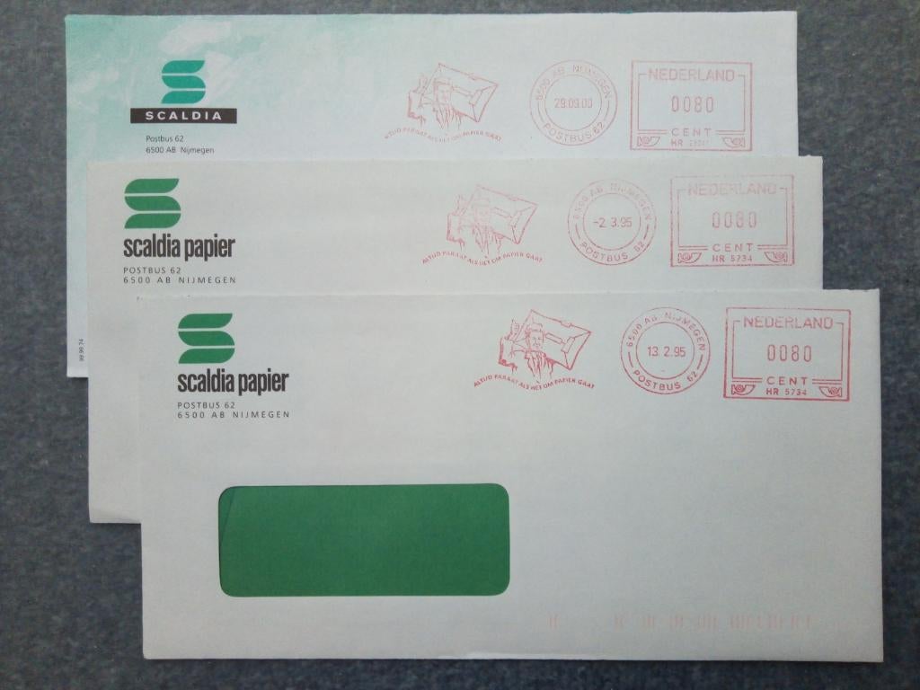 Frankeermachine stempels, Ophalen of Verzenden, Envelop