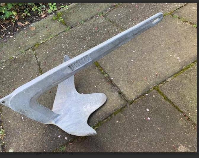 Bruce anker 15 kg, Ophalen of Verzenden, Gebruikt, Motor en Techniek