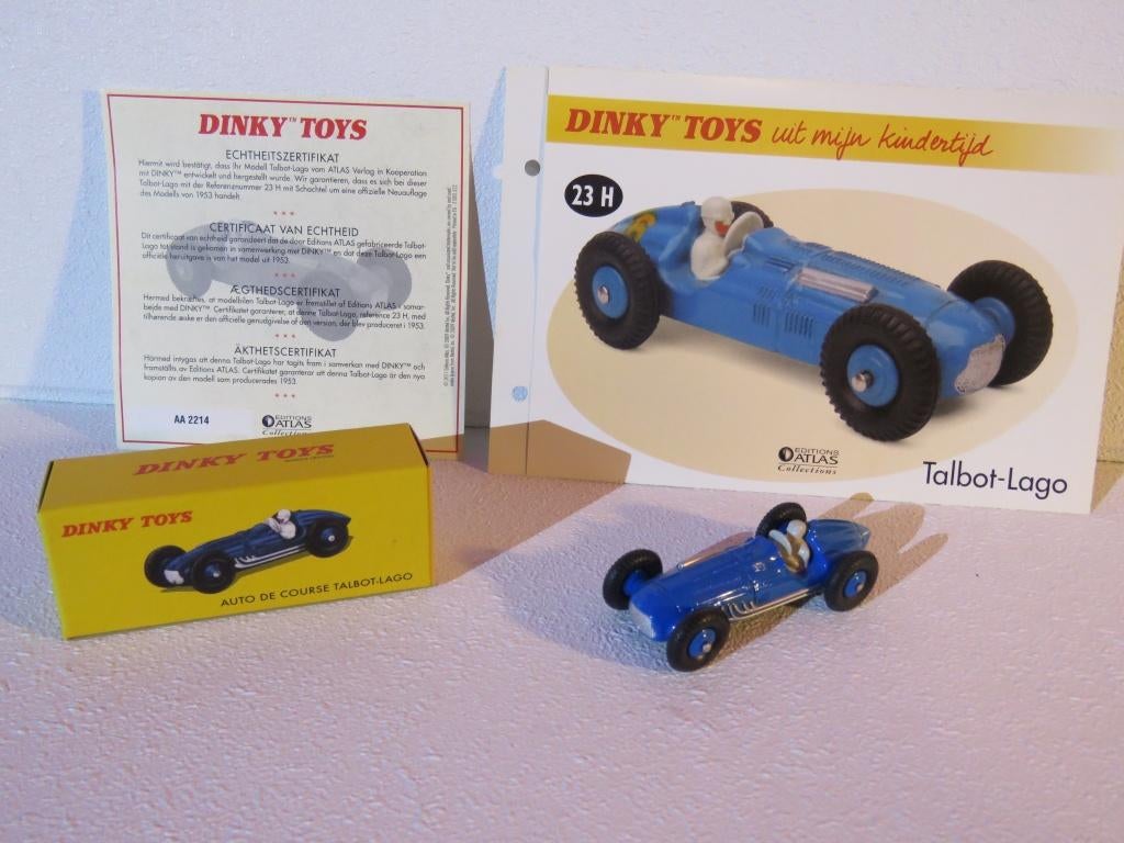 Dinky Toys 23 H Talbot Lago Atlas, Ophalen of Verzenden, Zo goed als nieuw, Auto, Dinky Toys