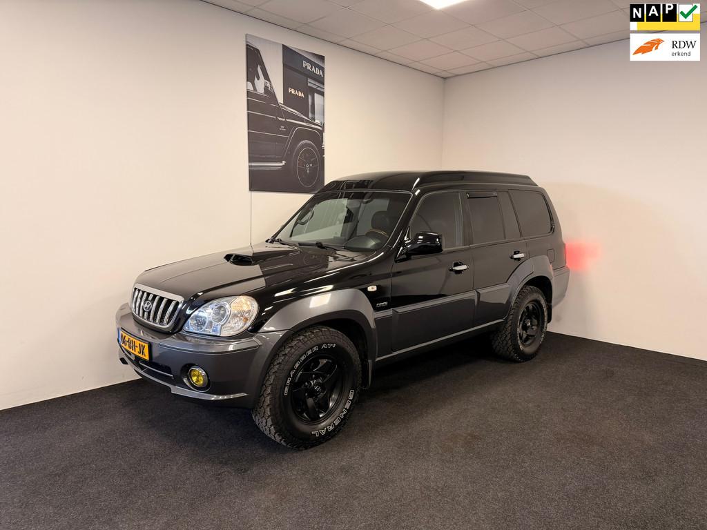 Hyundai Terracan 2.9 CRDI HR Grijskenteken, Auto's, 2902 cc, Gebruikt, Zwart, 4 cilinders