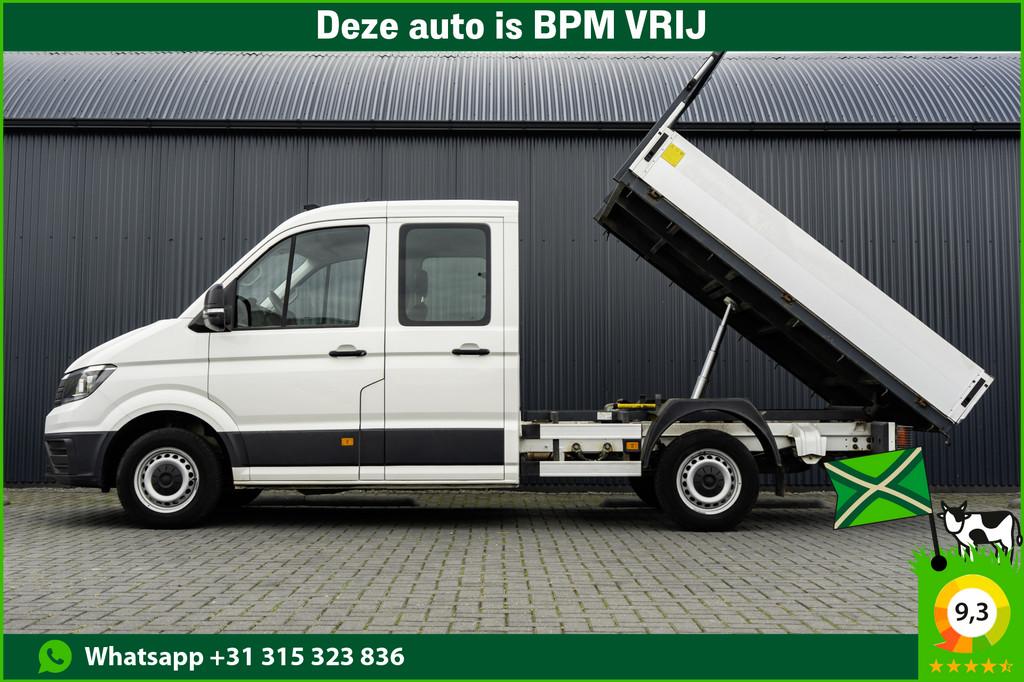Volkswagen Crafter 35 2.0 TDI | Kipper | DC | 6-Zits | Cruis, Voorwielaandrijving, Start-stop-systeem, Gebruikt, 4 cilinders