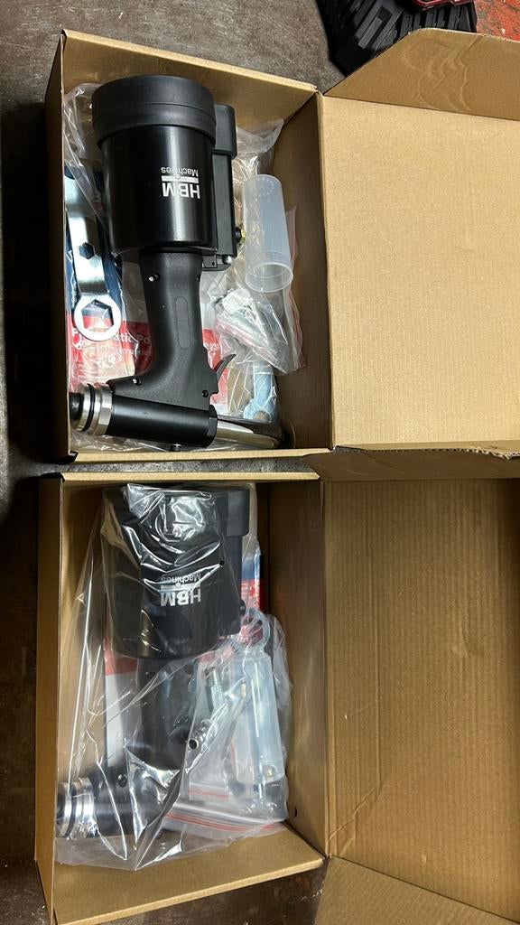 HBM pneumatische popnagels tang 2x, Doe-het-zelf en Verbouw, Gereedschap | Overige machines, Ophalen of Verzenden, Nieuw