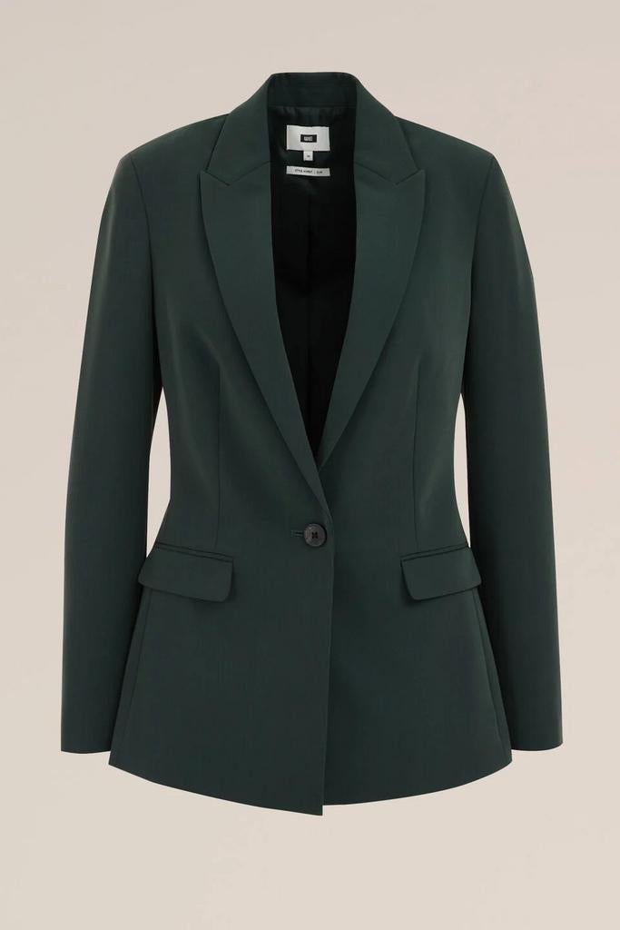 Slim fit blazer We Fashion 36, Ophalen of Verzenden, Zo goed als nieuw, Maat 36 (S), Roze