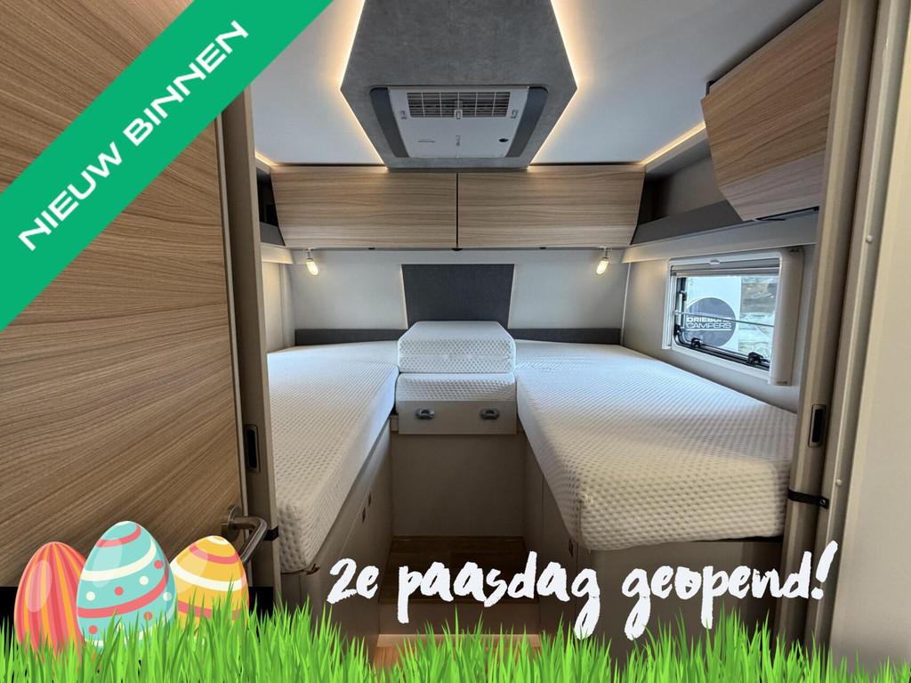 Dethleffs Pulse Classic GT T7051 EB Enkele Bedden 2X Airco, Airbags, 7 tot 8 meter, Bedrijf, Elektrische ramen