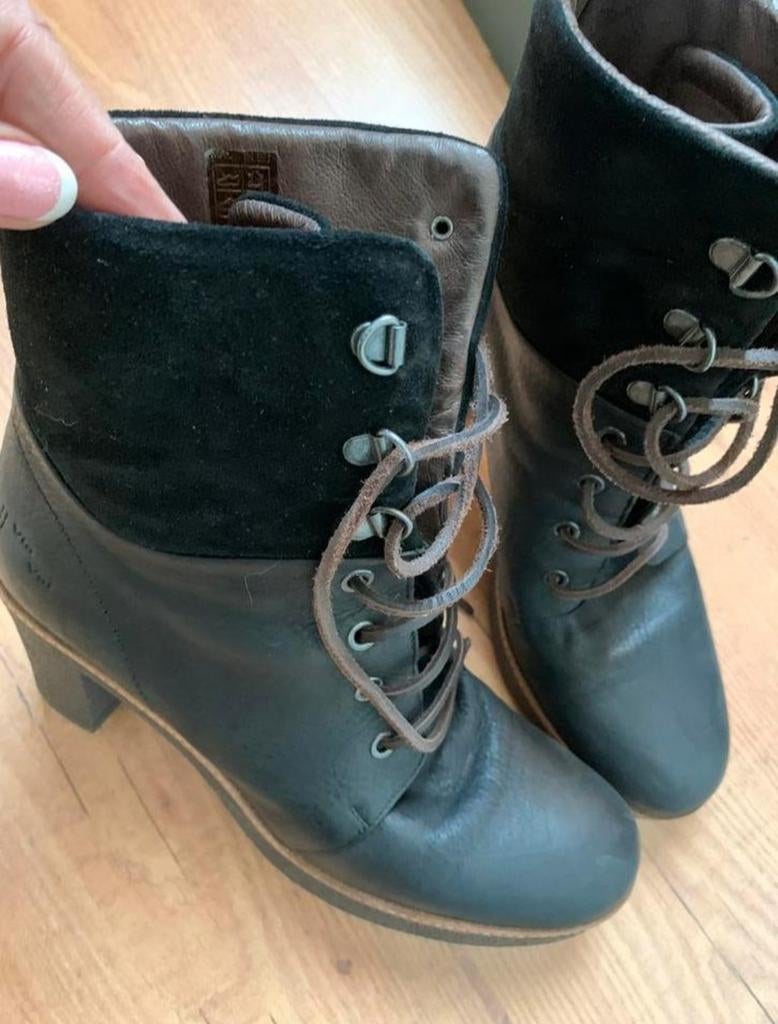 Nieuwe zwarte enkellaarsjes van VIA VAI maat 40 nwpr €159,95, Zwart, Lage of Enkellaarzen, Nieuw, Ophalen of Verzenden