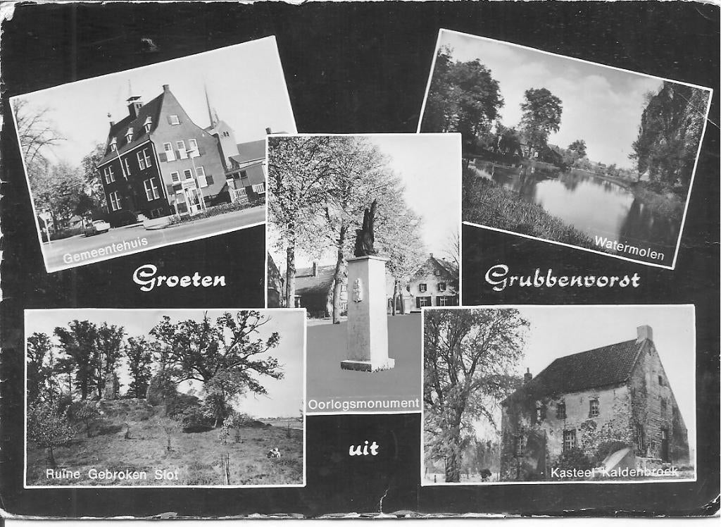 Groeten uit Grubbenvorst., Verzamelen, Ophalen of Verzenden, 1960 tot 1980, Gelopen, Limburg