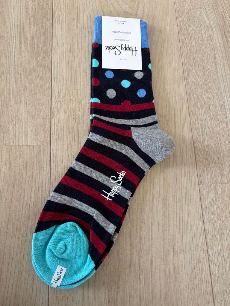 Happy Socks - Kleurrijke sokken maat 41-46, Verzenden, Nieuw, Maat 43 t/m 46, Overige kleuren
