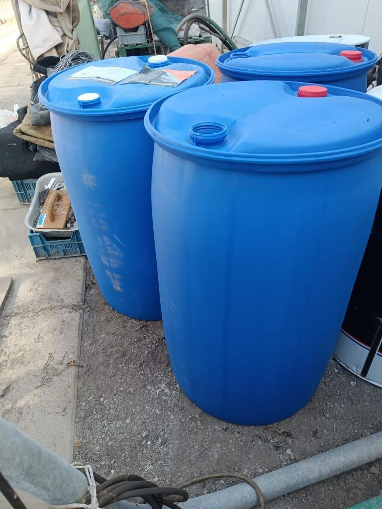 kunstof ton, 150 liter of meer, Ophalen, Zo goed als nieuw, Kunststof