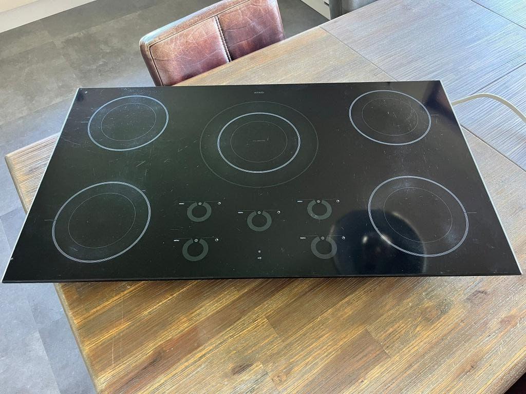 ATAG Inductieplaat 5 pits, Ophalen, Gebruikt, Inbouw, Inductie