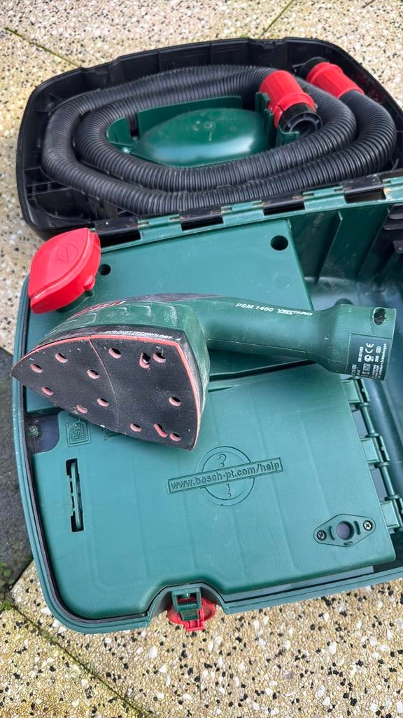 Schuirmachine Bosch, 40 liter of meer, Ophalen of Verzenden, Zo goed als nieuw, Minder dan 50 cm