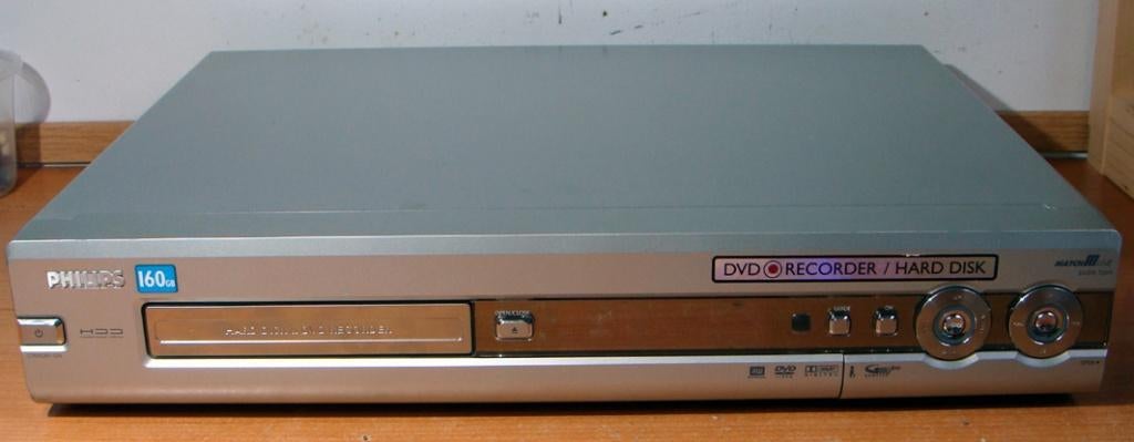 Keurig werkende Philips DVDR 725H dvd + 160GB harddiskspeler, Philips, Met harddisk, Zo goed als nieuw, Ophalen