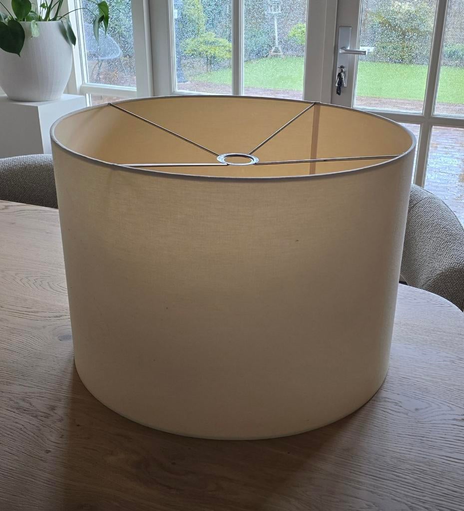 Grote ronde lampenkap, 50cm doorsnee, Ophalen, Gebruikt, 25 tot 50 cm, Rond