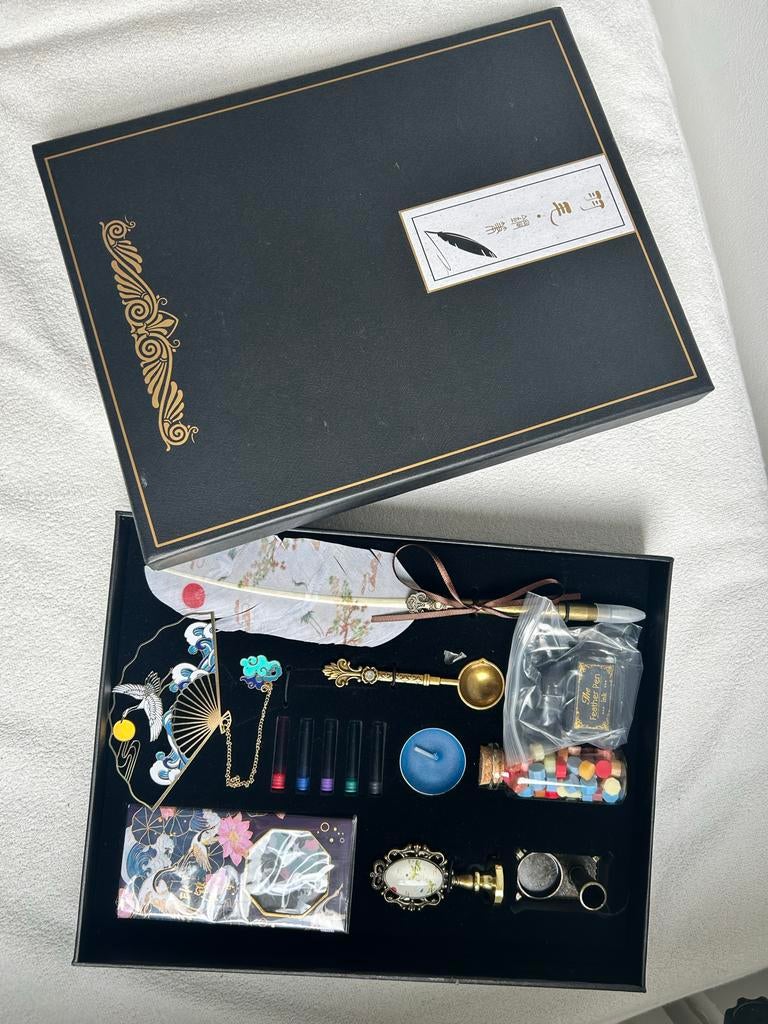 Wax stamp sealer set, Ophalen of Verzenden, Nieuw, Inkt, Foam of Stempelhouder