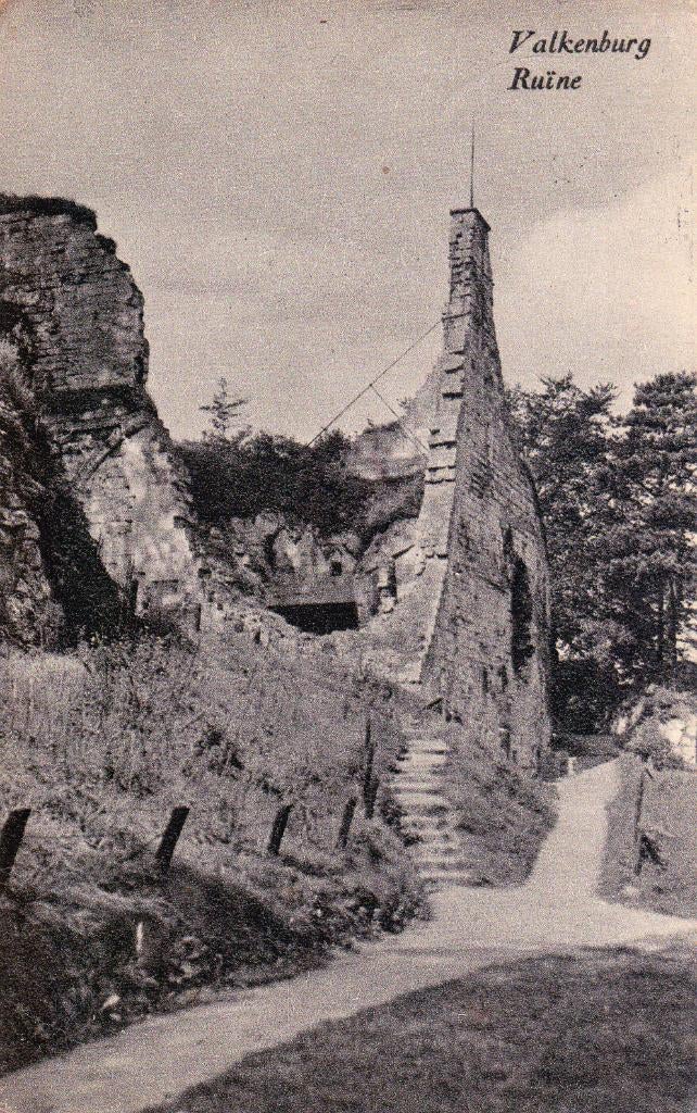 07450 Valkenburg - Ruïne - gel. 1949, Verzenden, 1940 tot 1960, Gelopen, Limburg