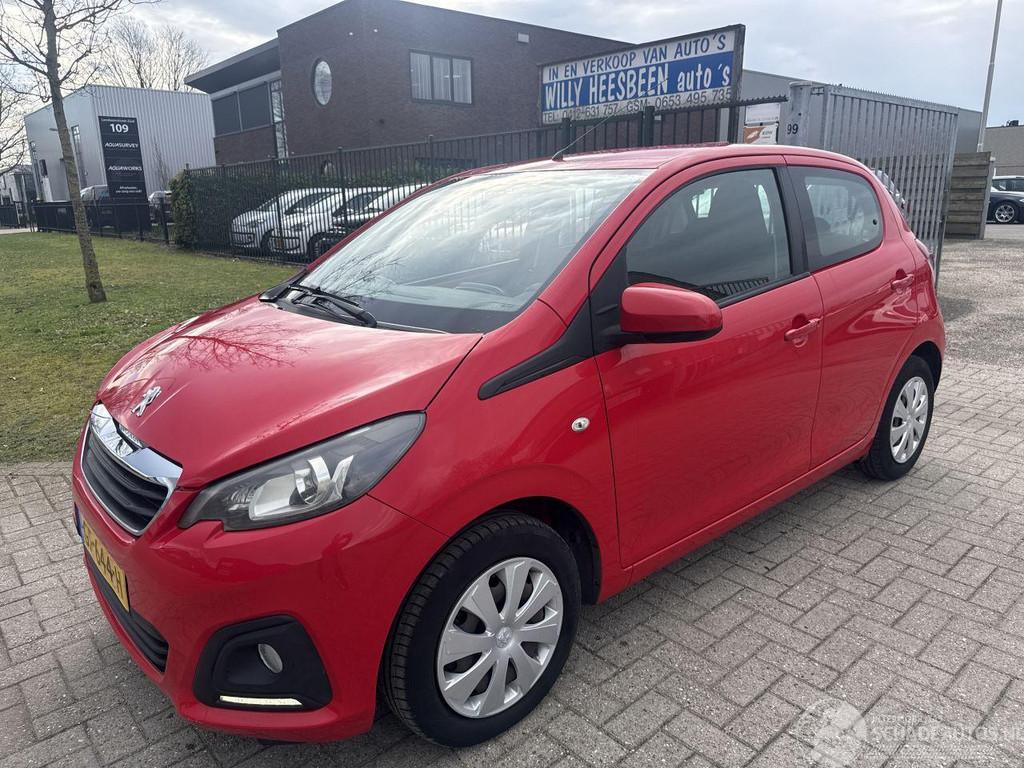 Peugeot 108 1.0 e-VTi ACTIVE 49310 KM LICHTE SCHADE! BOUWJAA, Auto diversen, Handgeschakeld, Benzine, Hatchback, Rood