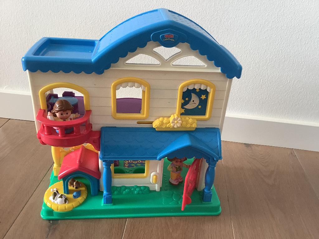 FISCHER PRICE speelhuis Little People met geluid, Verzenden, Zo goed als nieuw, Speelset, Met geluid