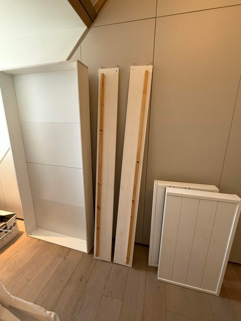 Woood bed Dennis in WIT, Ophalen