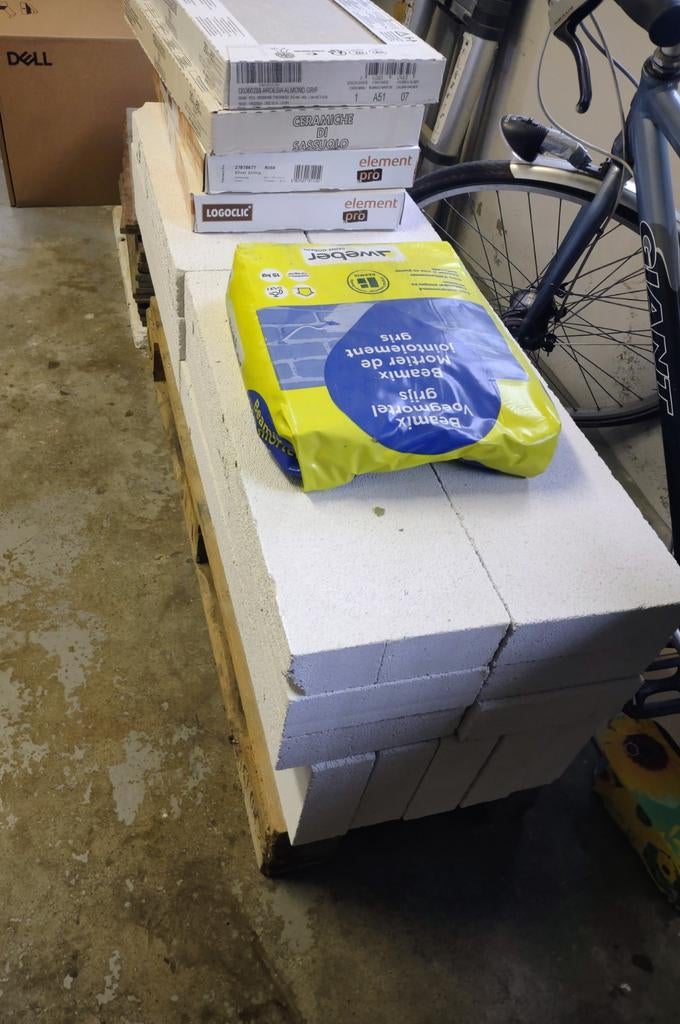 20 Cellenbeton blokken 60x20x7 - Direct af te halen, Ophalen