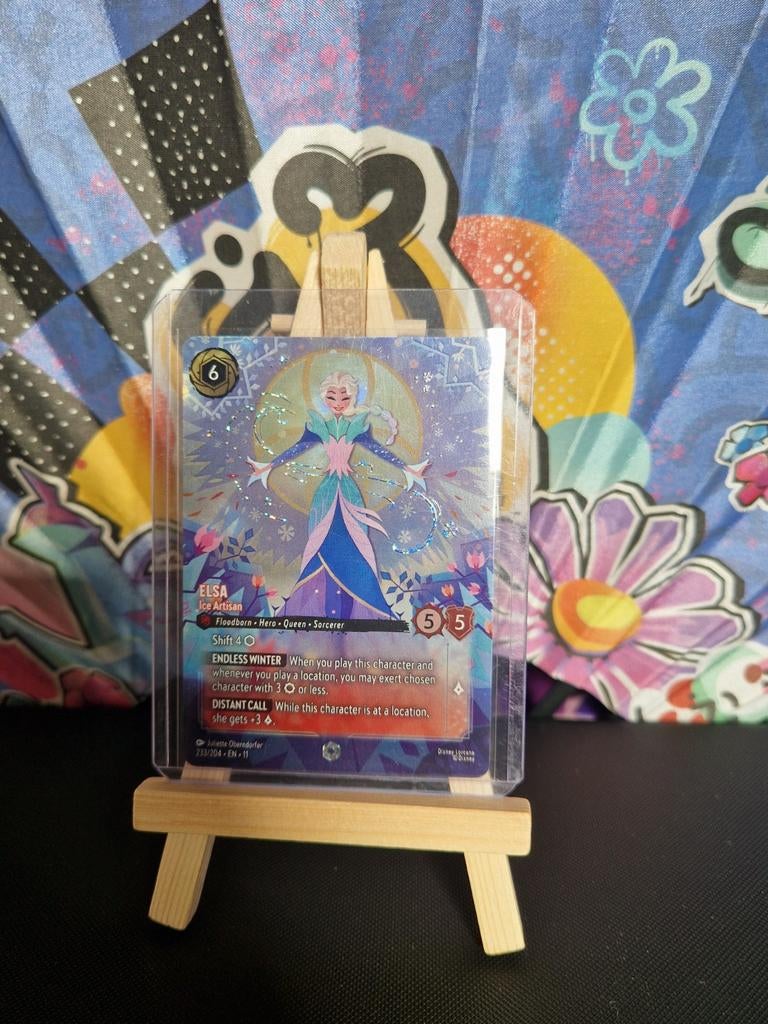 Elsa ice artisan #233 11WSP Enchanted lorcana disney, Ophalen of Verzenden, Nieuw, Losse kaart