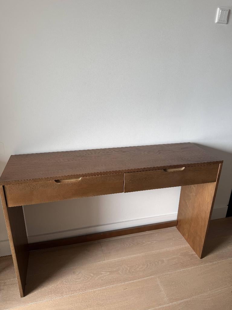 Sidetable walnoot, Huis en Inrichting, Tafels | Sidetables, Ophalen, 100 tot 150 cm, Zo goed als nieuw, Overige houtsoorten